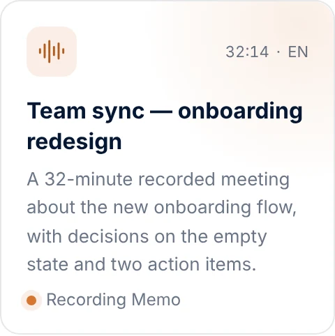 Recordings